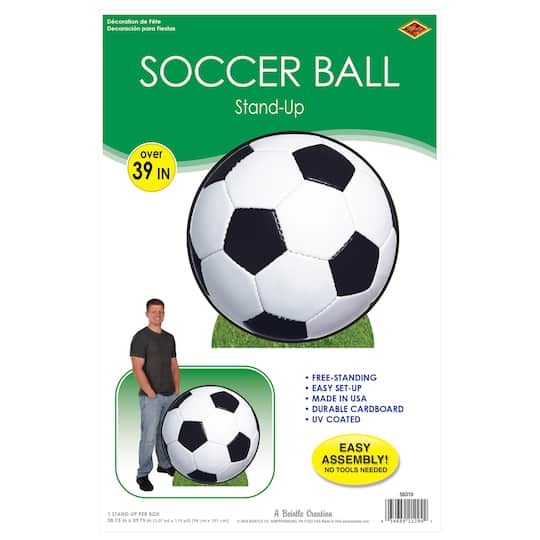 Beistle 39.75" Soccer Ball Stand-Up